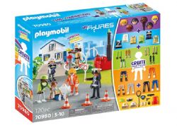 PLAYMOBIL MY FIGURES - SECOURISTES #70980